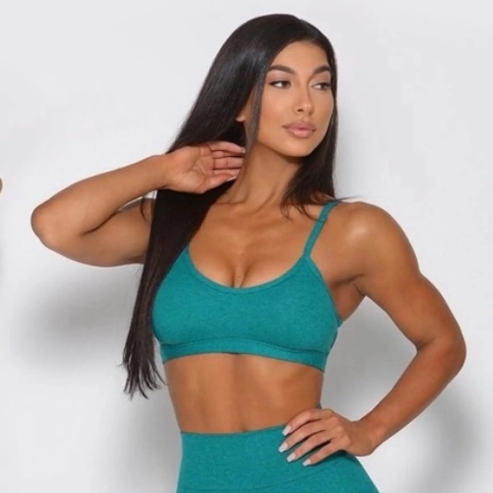 Bombshell sportswear teal sports bra
